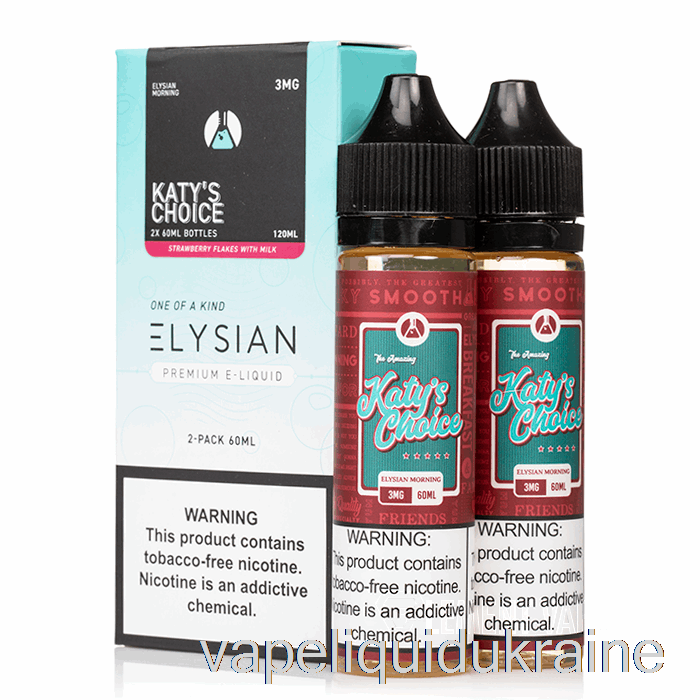 Vape Liquid Ukraine Katy's Choice - Elysian Labs E-Liquid - 120mL 0mg